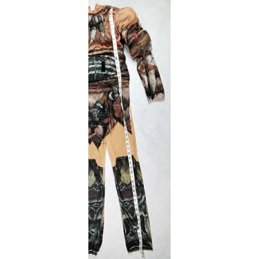 Warcraft Durotan Costume Size 10-12 Muscle Chest Halloween Dress Up Pretend Play